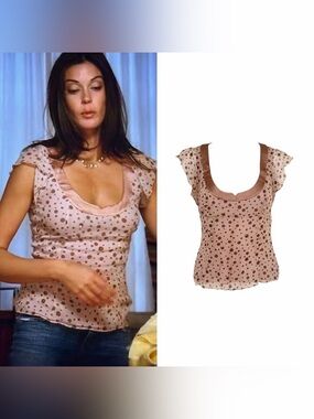 Polka Dot Sequin Silk Blouse As Seen On Susan Mayer In Desperate Housewives